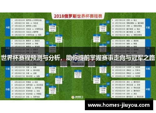 世界杯赛程预测与分析，助你提前掌握赛事走向与冠军之路