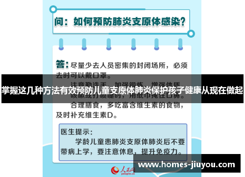 掌握这几种方法有效预防儿童支原体肺炎保护孩子健康从现在做起